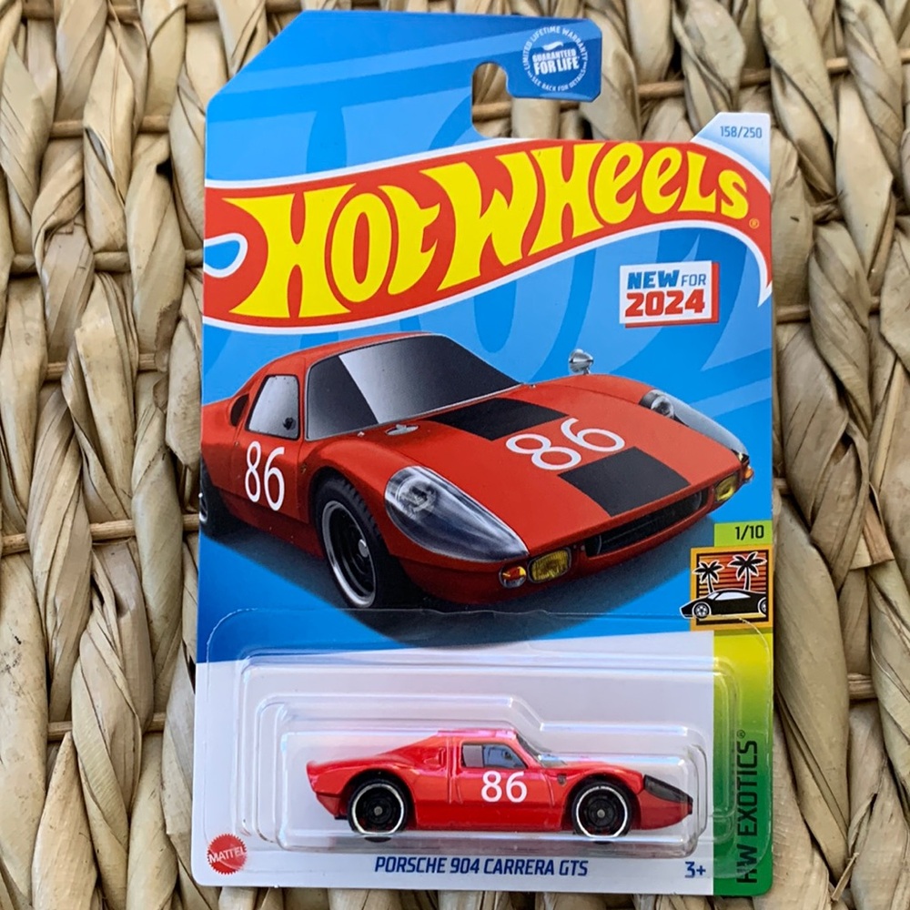Hot Wheels Porsche 904 Carrera GTS HW Exotics Red Race Car Hotwheels 2024 New